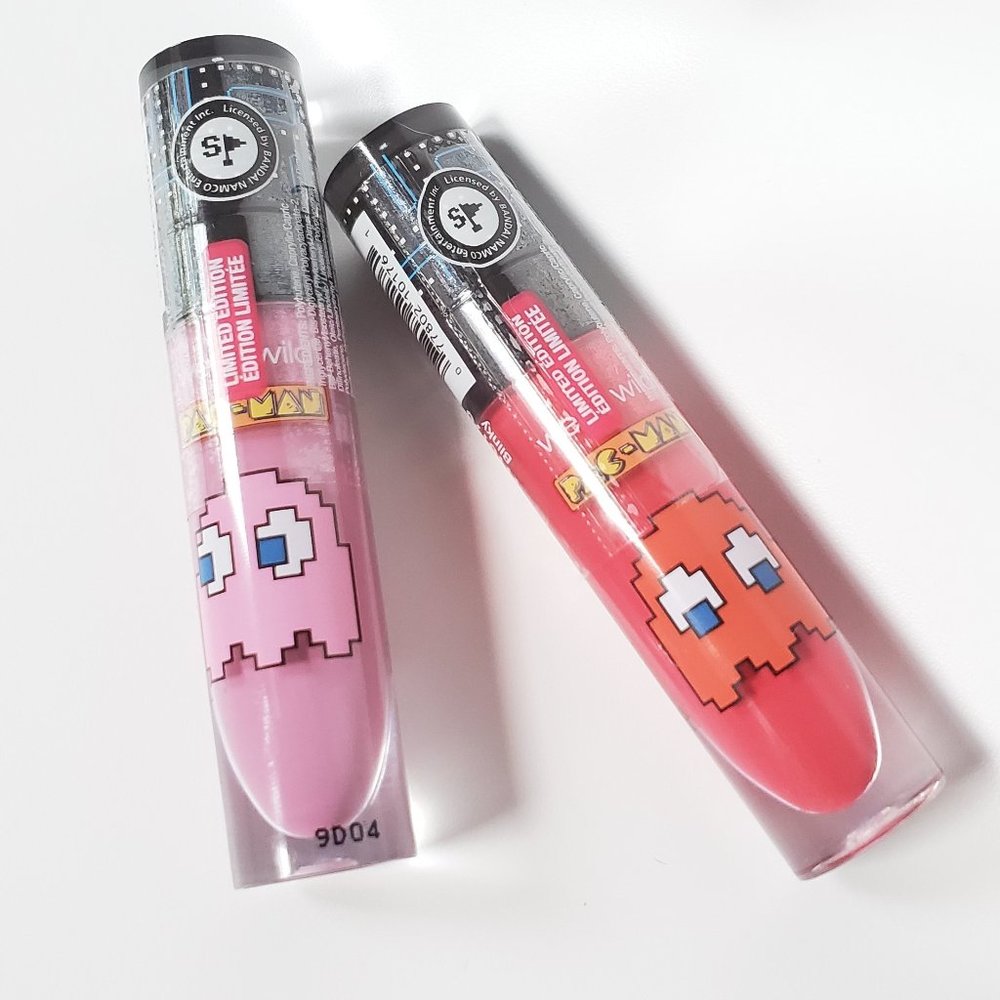 ๐ HP ๐ Set of 2 Wet n Wild PACMAN Lip Gloss Ltd Edition - Picture 5 of 9